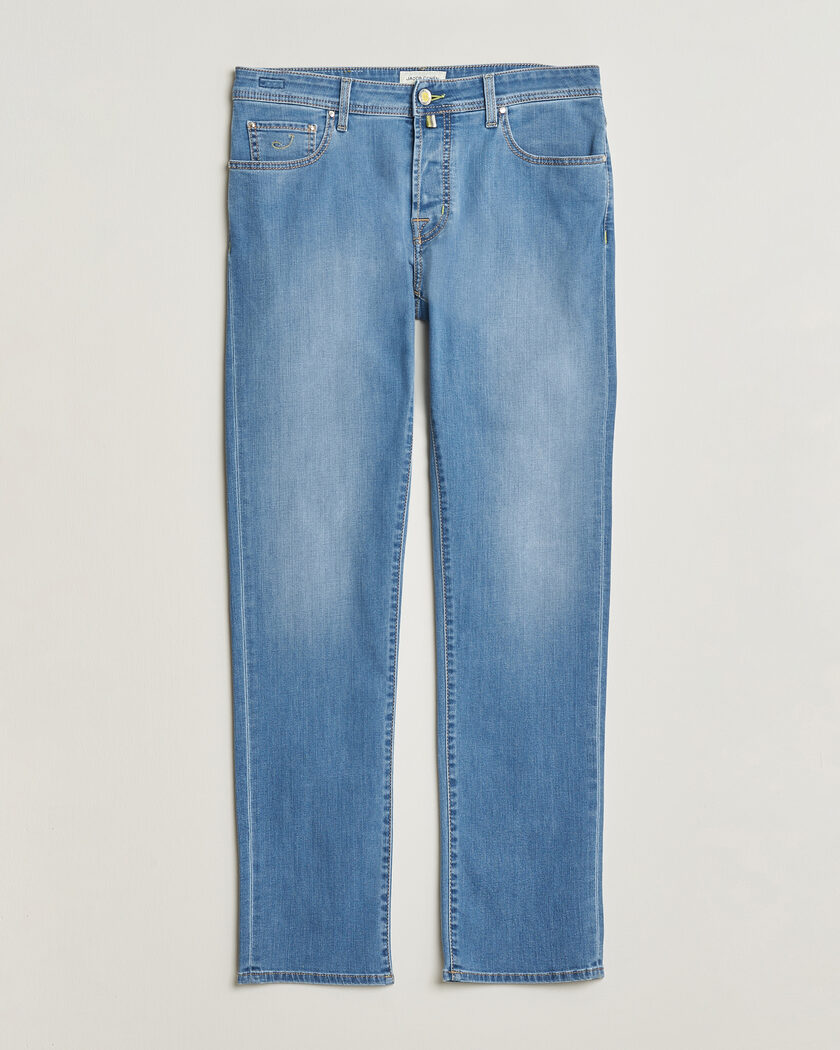 Jacob Cohën Bard Slim Fit Stretch Jeans Super Light Blue – Blå