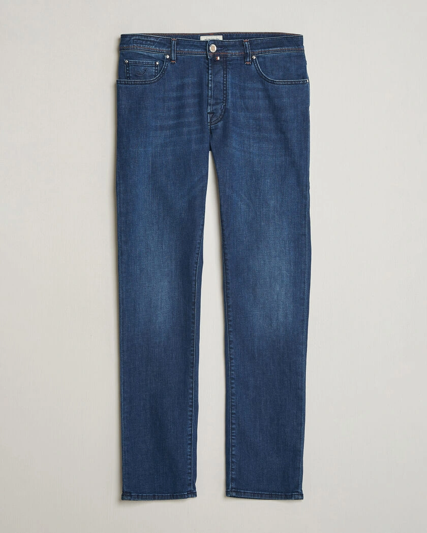 Jacob Cohën Bard Slim Fit Stretch Jeans Mid Blue – Blå