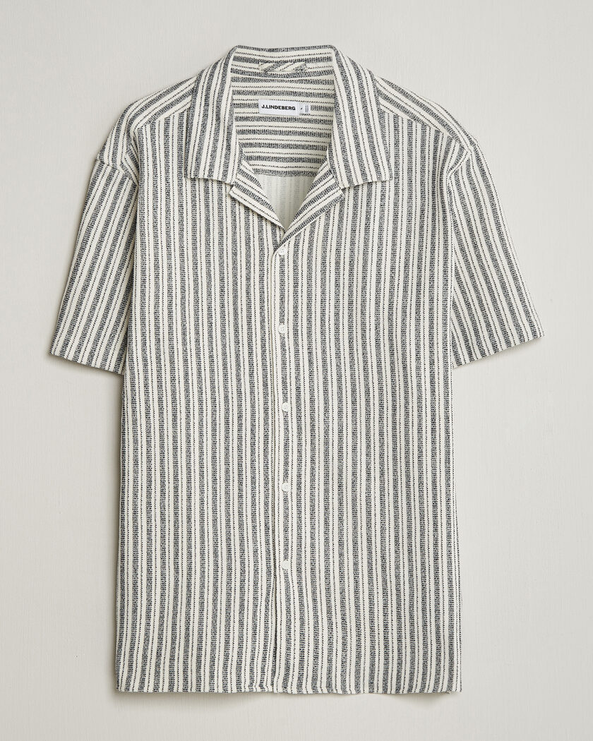 J.Lindeberg Elio Structure Resort Shirt JL Navy – Blå