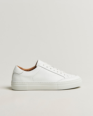 J.Lindeberg Art Signature Leather Sneaker White – Hvid