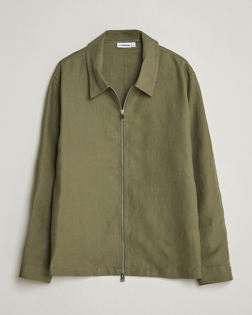 C.P. Company Cotton Rip Stop Overshirt Green - CareOfCarl.dk