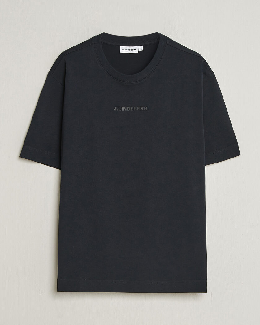 J.Lindeberg Hale Heavy Logo T-Shirt Black – Sort