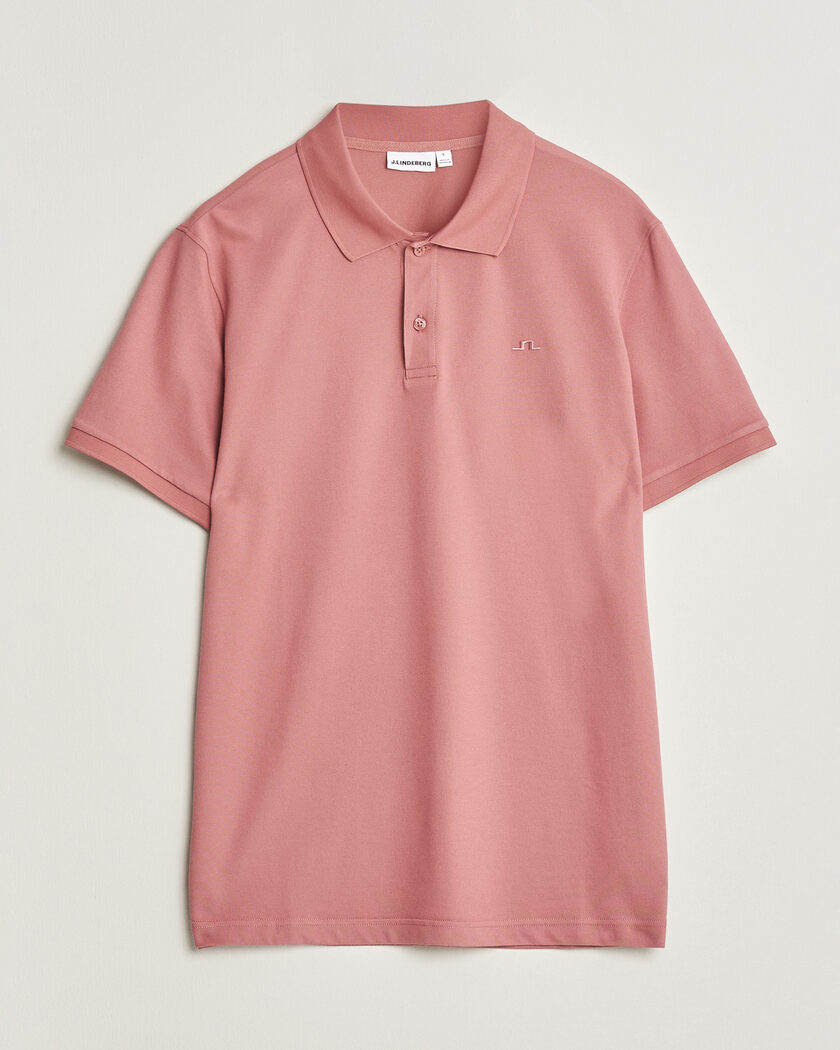 J.Lindeberg Verse Polo Withered Rose – Pink