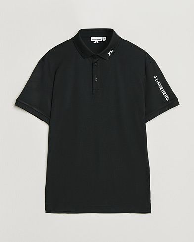 J.Lindeberg Tour Tech Polo Black – Sort