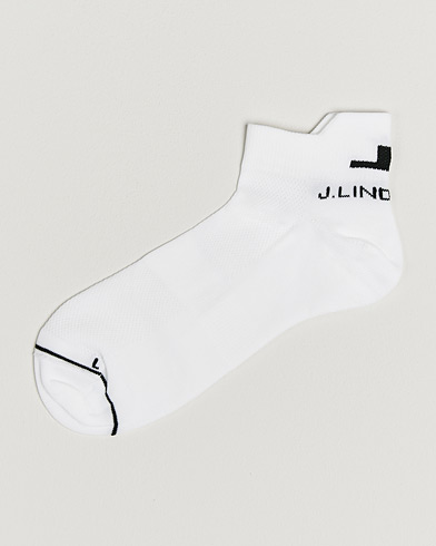 J.Lindeberg Spin Short Golf Sock White – Hvid
