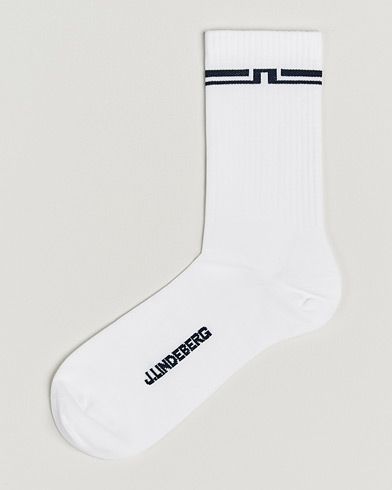 J.Lindeberg Stratton Golf Sock White – Hvid