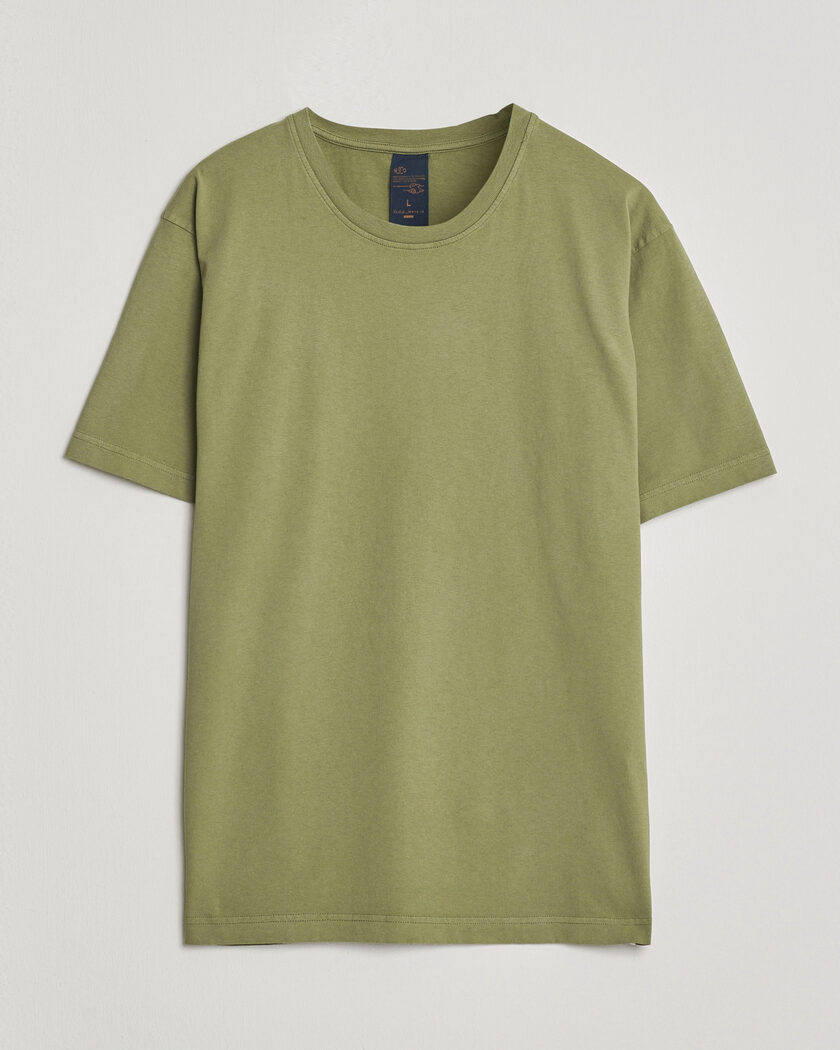 Nudie Jeans Uno Everyday Crew Neck T-Shirt Green – Grøn