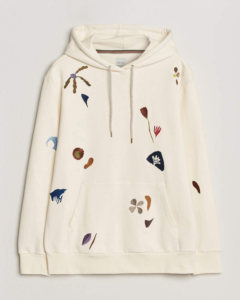  Paul Smith Embroidered Hoodie White – Hvid