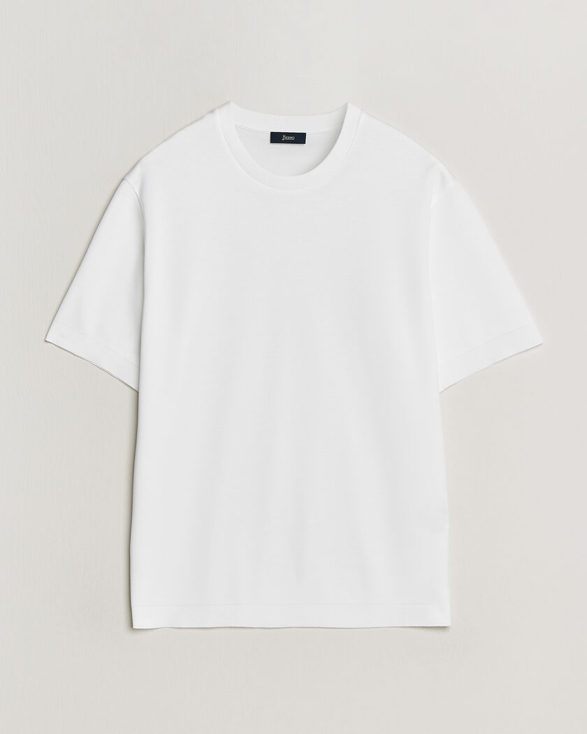 Herno Micro Piquet T-Shirt White – Hvid