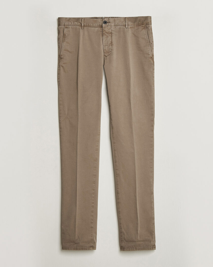  Incotex Slim Fit Garment Dyed Slacks Taupe – Beige