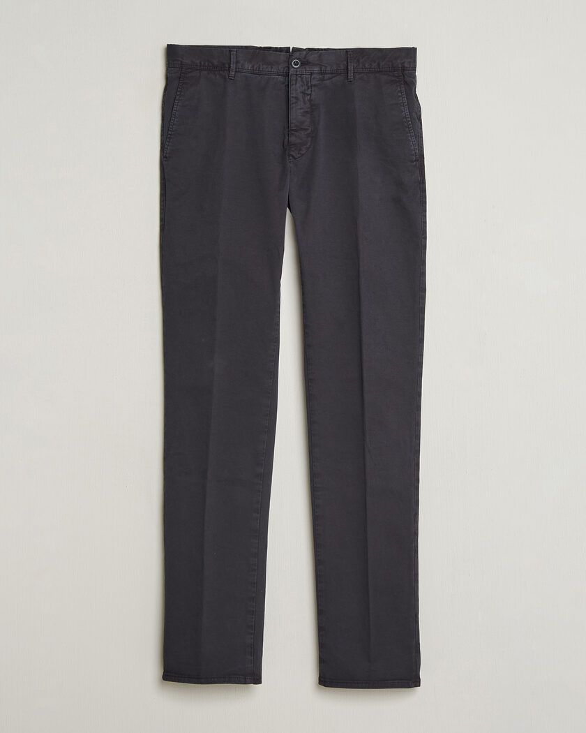 Incotex Slim Fit Garment Dyed Slacks Navy – Blå