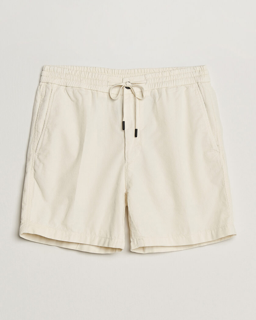 Incotex Baby Corduroy Drawstring Shorts Off White – Hvid