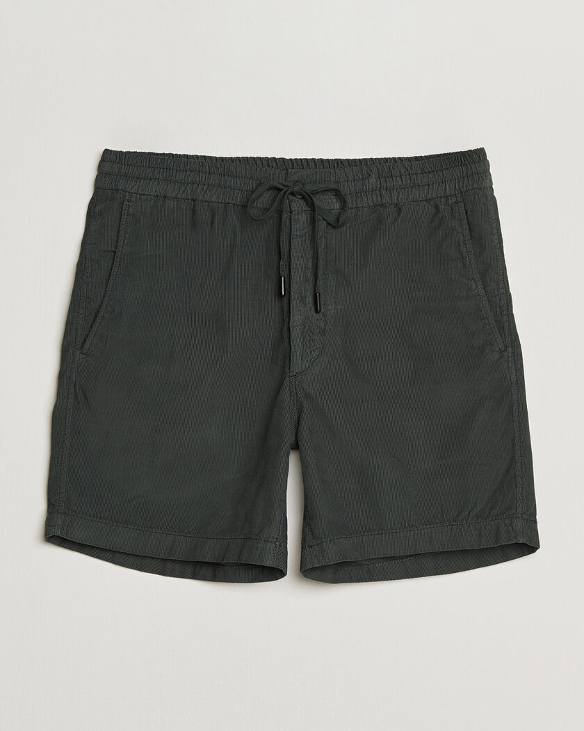 Incotex Baby Corduroy Drawstring Shorts Dark Green – Grøn
