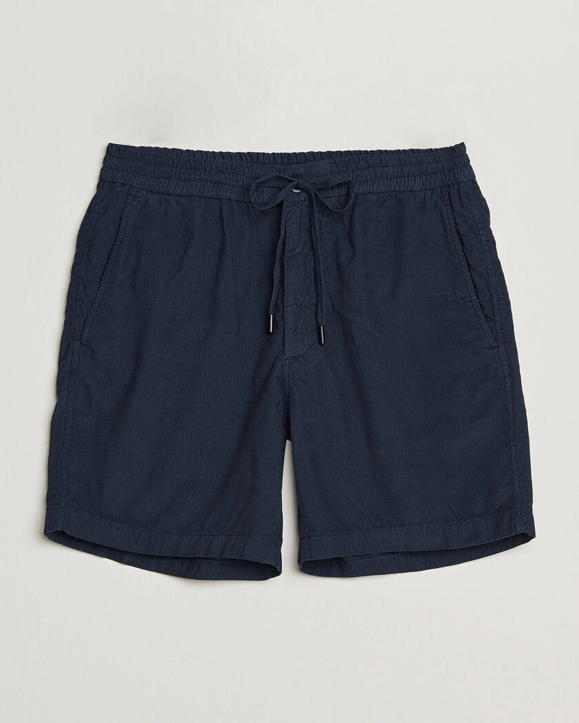 Incotex Baby Corduroy Drawstring Shorts Navy – Blå