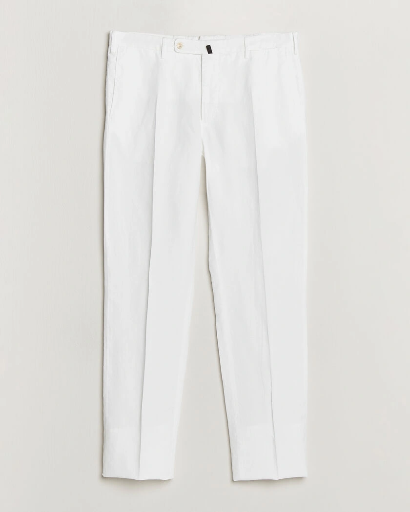 Incotex Regular Fit Chinolino Trousers White – Hvid