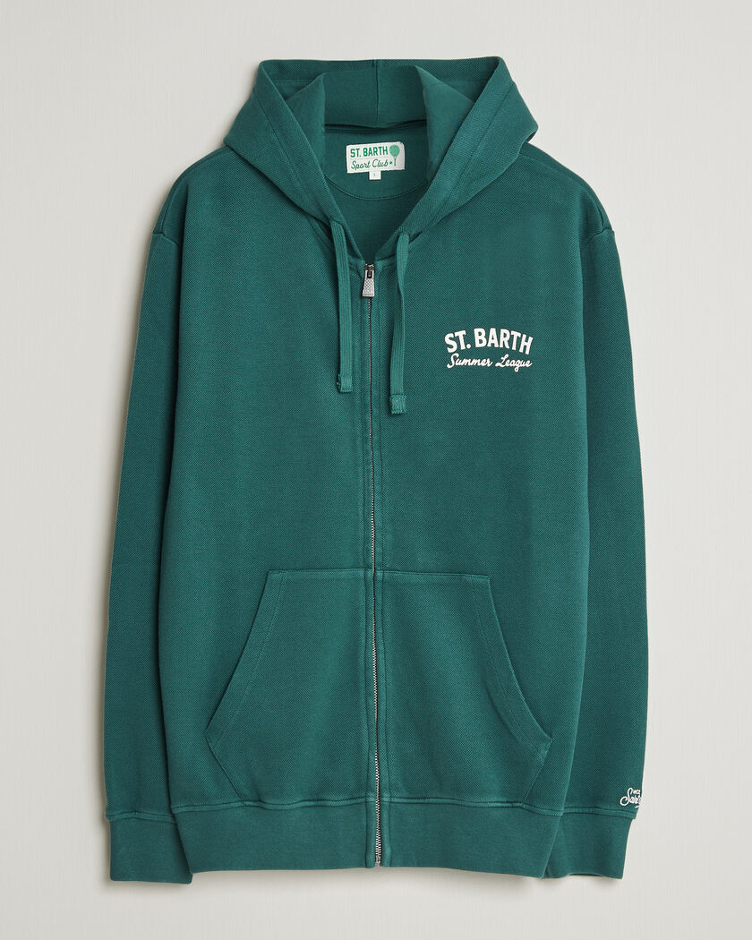 MC2 Saint Barth Back Printed Hoodie Tennis League – Grøn