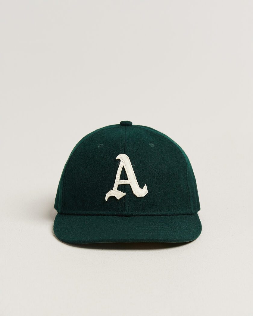 New Era Retro Crown 9Fifty Melton Wool Cap Oakland Athletics – Grøn