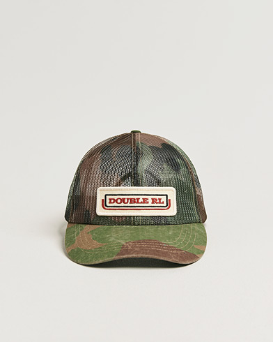 RRL Ball Cap Woodland Camo – Grøn