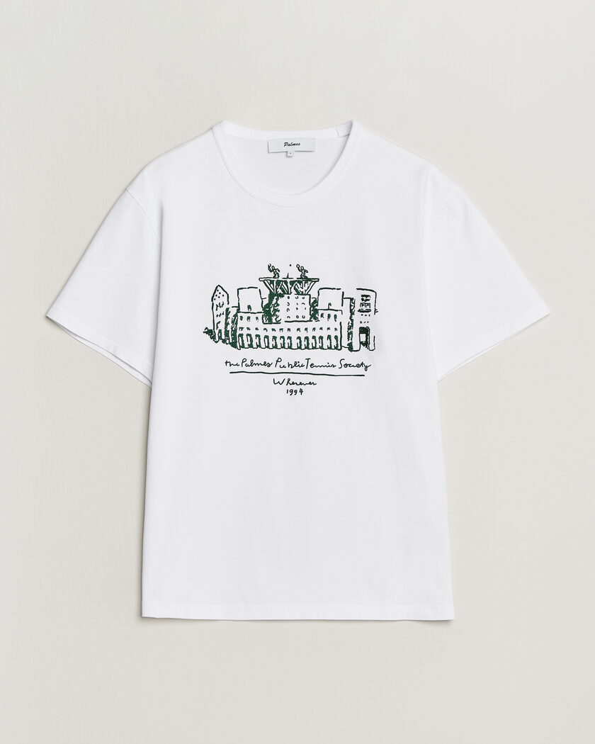 Palmes Public T-Shirt White – Hvid