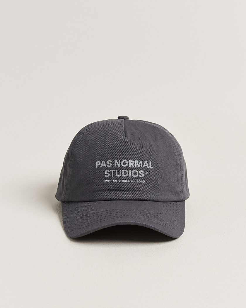 Pas Normal Studios Off Race Cotton Cap Dark Navy – Blå