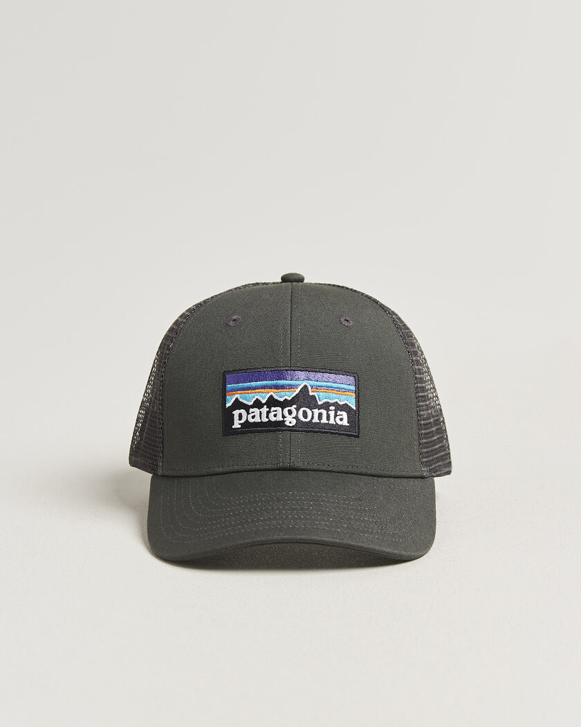 Patagonia P-6 Logo LoPro Trucker Hat Forge Grey – Grå