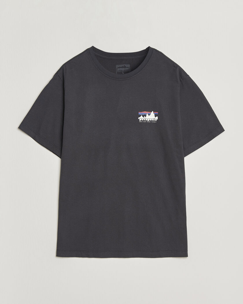 Patagonia 73 Skyline Logo T-Shirt Ink Black – Sort