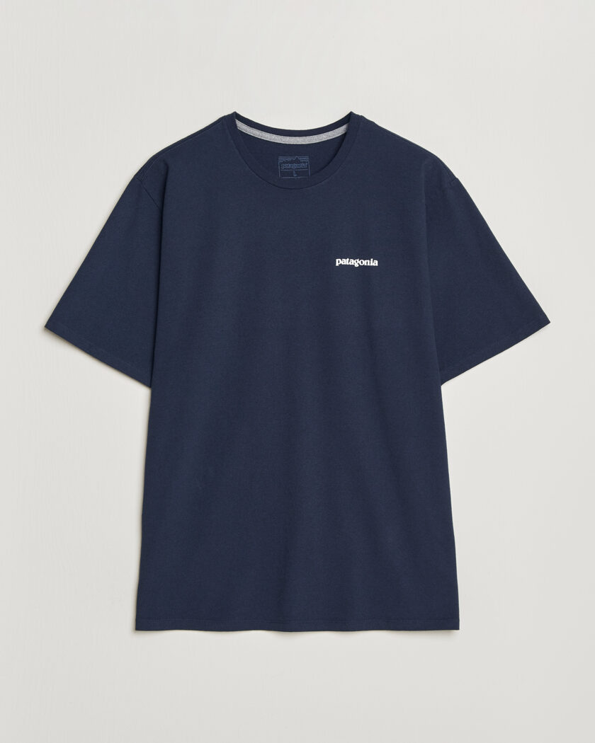 Patagonia P-6 Logo T-Shirt New Navy – Blå