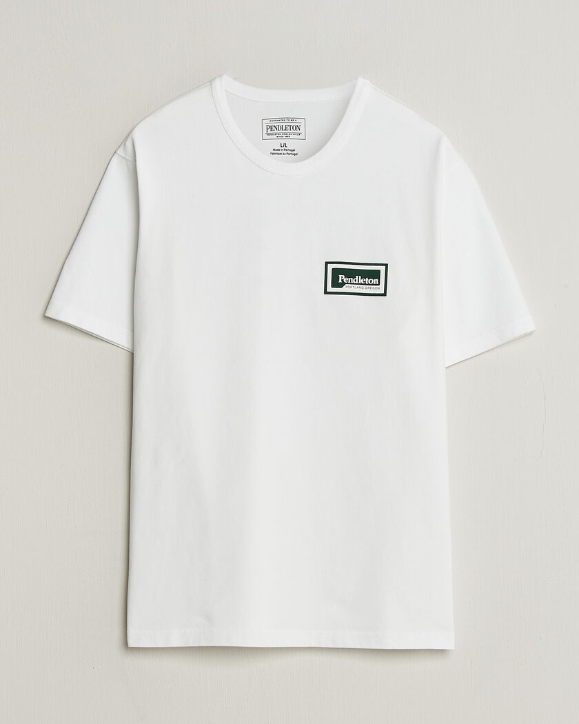 Pendleton Patch Graphic Tee White – Hvid