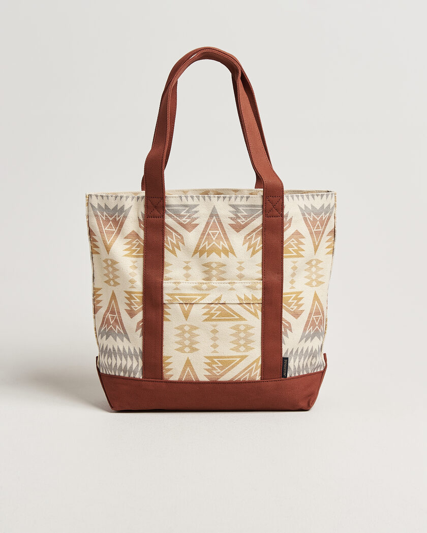 Pendleton Astoria Canvas Tote Bag Ponderosa Brick – Flerfarvet
