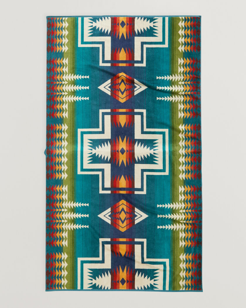 Pendleton Oversized Jacquard Spa Towel Century Harding – Flerfarvet