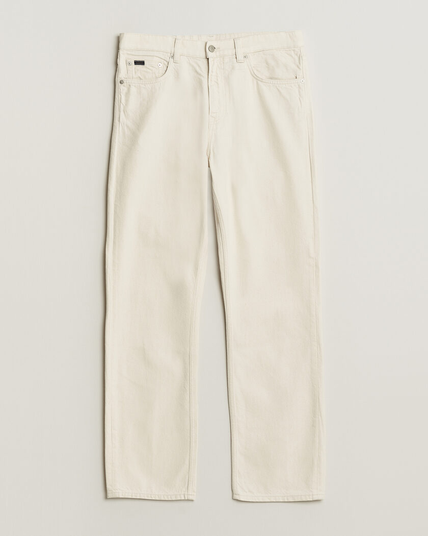 Gant Straight Fit Jeans Ecru – Hvid