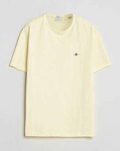 GANT The Original T-Shirt Vanilla Yellow – Gul