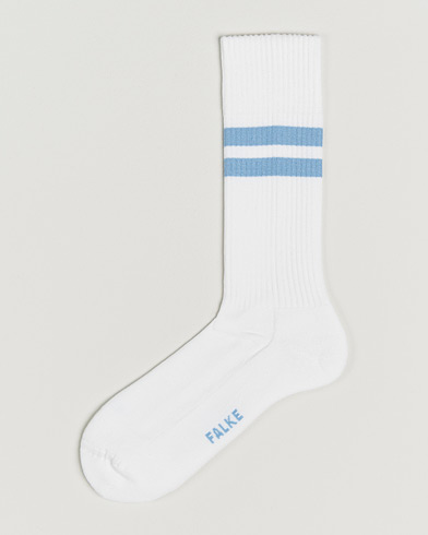 Falke Dynamic Tennis Sock White/Blue – Hvid