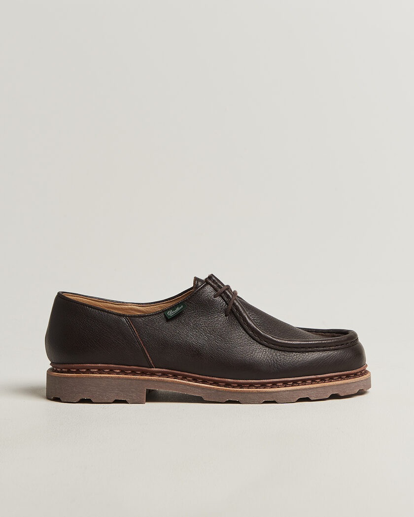 Paraboot Michael Derby Brown Deerskin – Brun