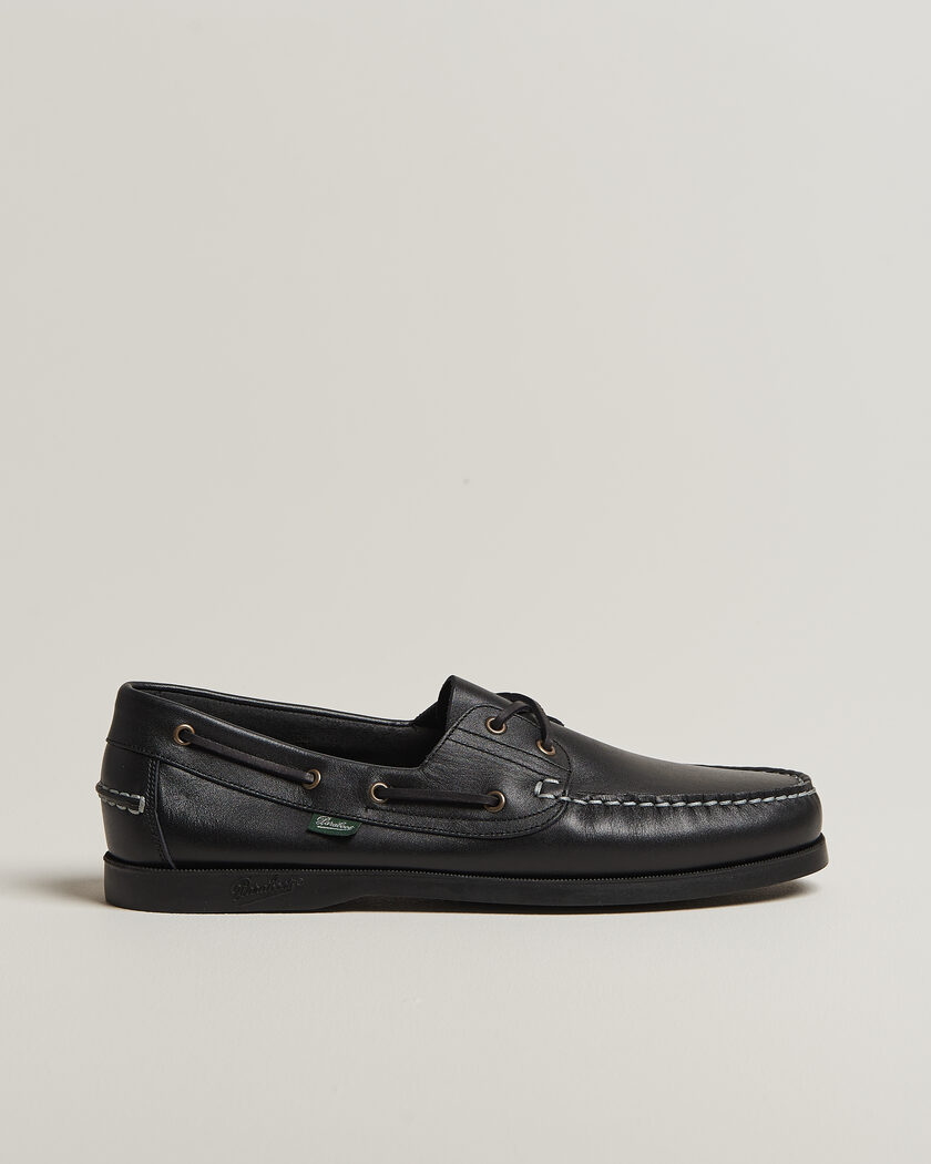Paraboot Barth Boat Shoe Black – Sort