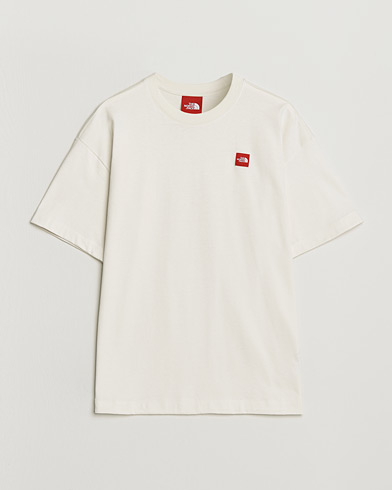 The North Face Red Box T-Shirt White Dune – Hvid