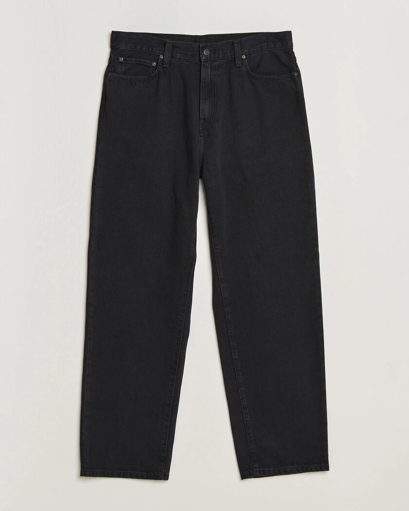 Carhartt WIP Aaron Pant Smith Denim Grey Stone Wash – Grå