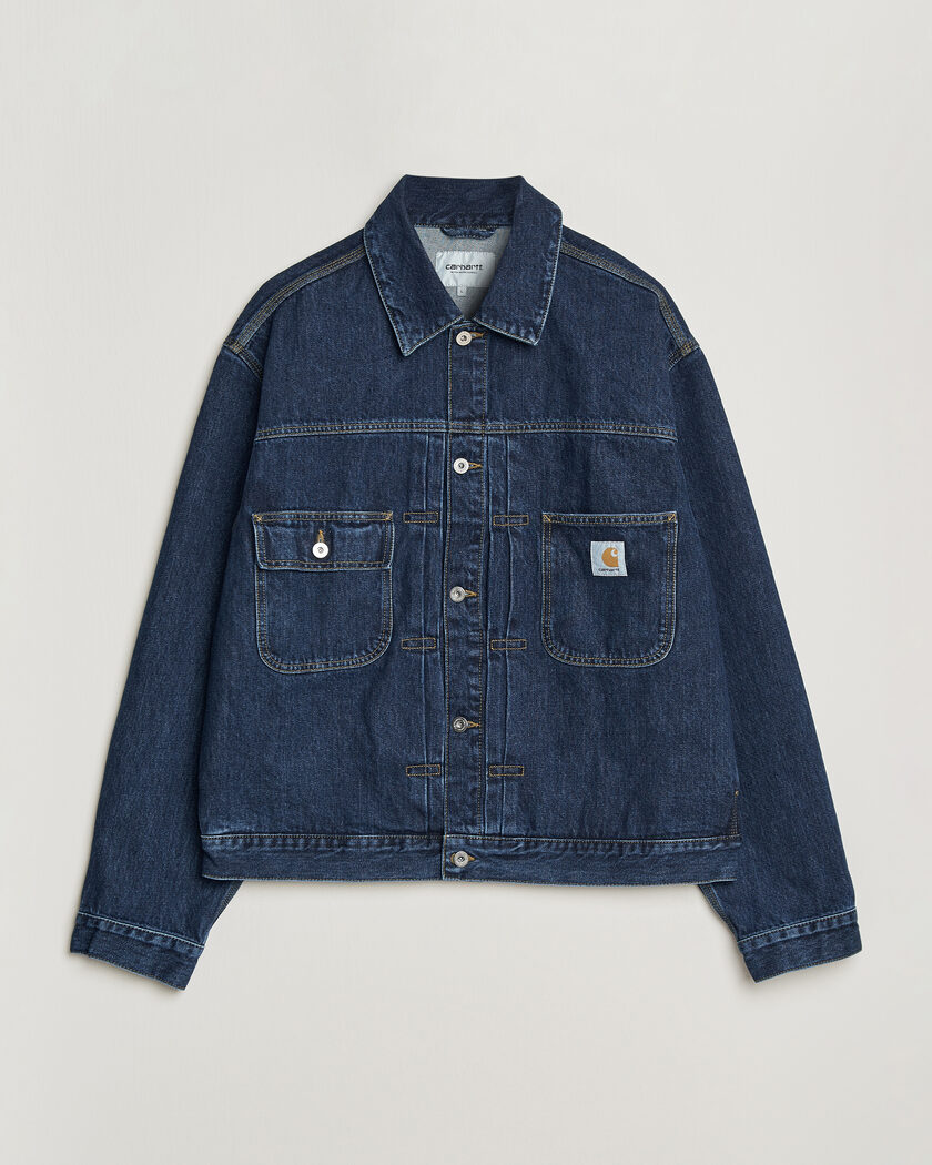 Carhartt WIP Belmar Denim Jacket Blue Stone Wash – Blå