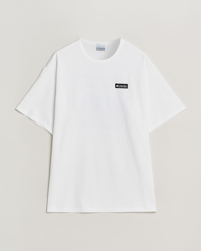 Columbia Heavyweight Back Graphic T-Shirt White – Hvid