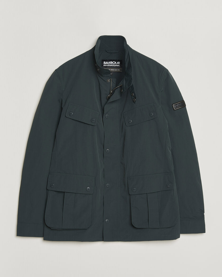 Barbour International Modern Showerproof Duke Jacket Forest River – Grøn