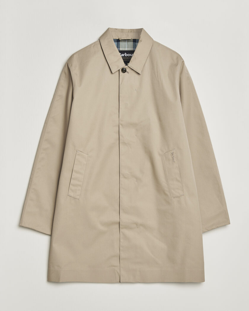 Barbour Lifestyle Rokig Waterproof Car Coat Washed Stone – Beige