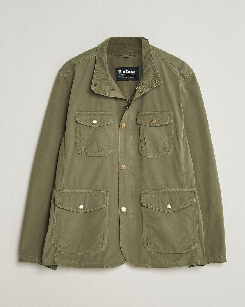 Barbour Lifestyle Ogston Casual Jacket Dusty Olive – Grøn