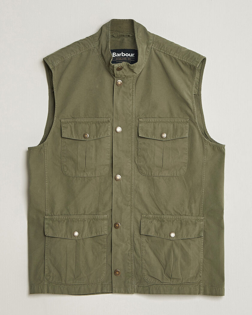 Barbour Lifestyle Casual Corebrigde Gilet Dusty Olive – Grøn