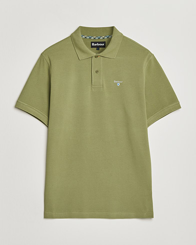 Barbour Lifestyle Tartan Pique Polo Laurel Green – Grøn