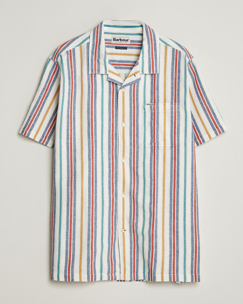Barbour Lifestyle Waterbay Striped Summer Fit Shirt White – Flerfarvet