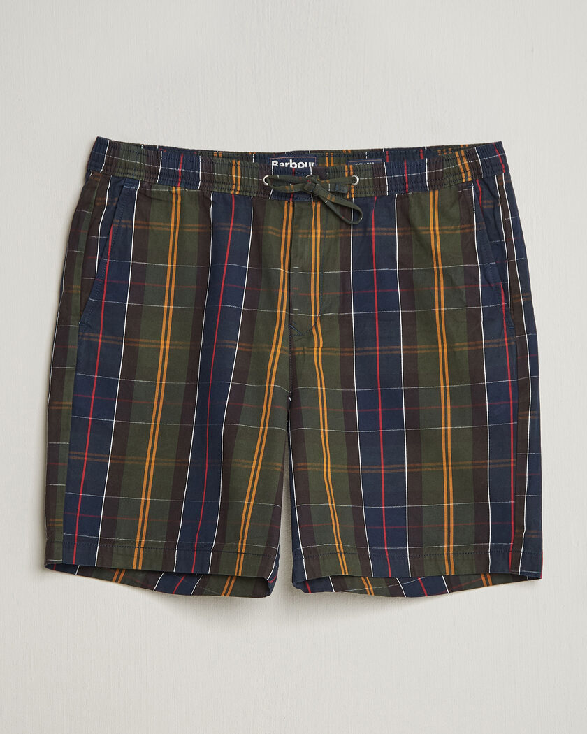Barbour Lifestyle Relaxed Shorts Classic Tartan – Grøn