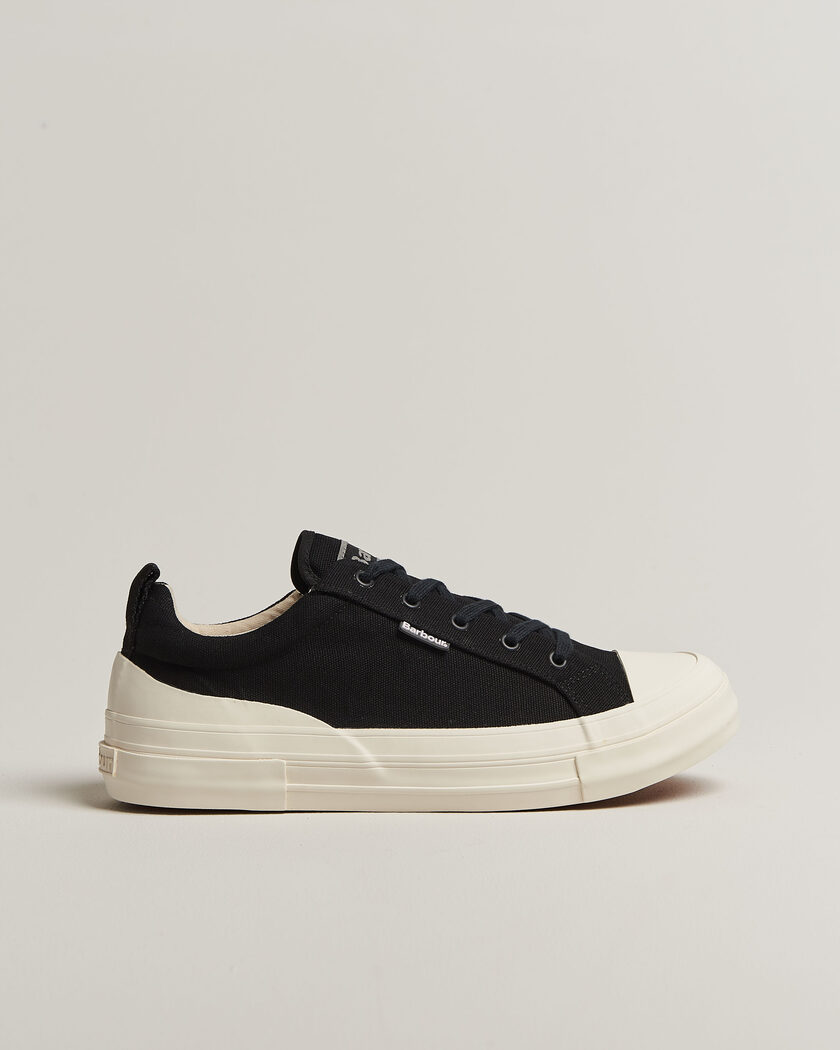 Barbour Lifestyle Stanhope Canvas Sneakers Black – Sort