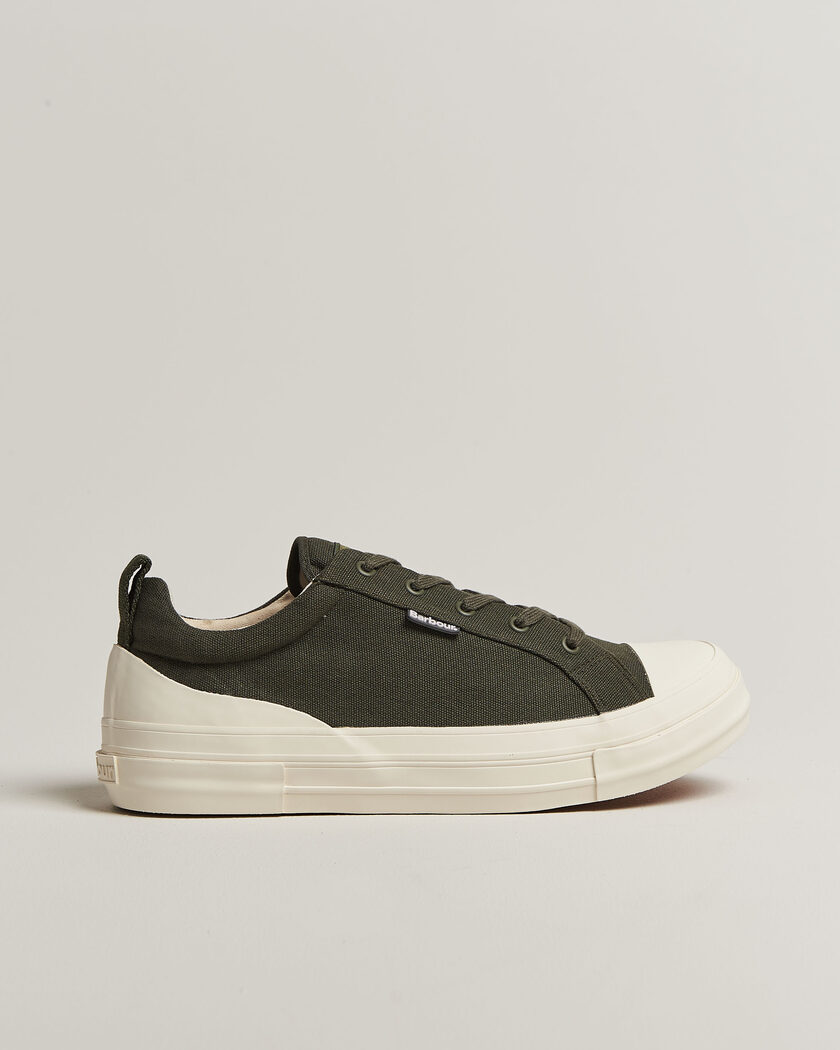 Barbour Lifestyle Stanhope Canvas Sneakers Olive – Grøn