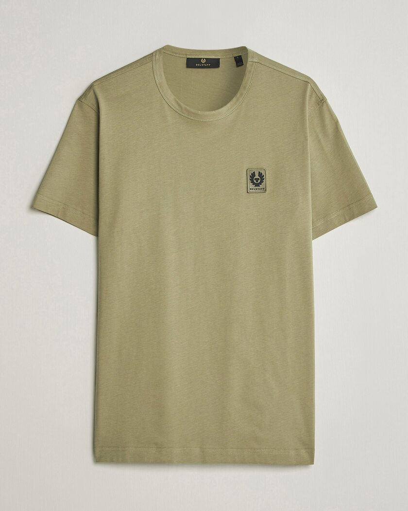 Belstaff Signature Crew Neck T-Shirt Fatigue Green – Grøn