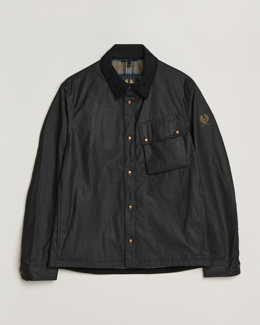  Belstaff Ground Wax Jacket Black – Sort